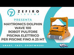 Dolphin Wave 100 Gyro Digital con Radiocomando - Robot Piscina Elettrico fino 25 Mt - Novità