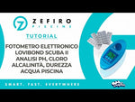 Video Fotometro Elettronico Lovibond Scuba II per Analisi Ph + Cloro + Alcalinita + Stabilizzante + Durezza & Analisi Acqua Piscina con 70 Pastiglie