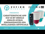 Isolotto Tecnologico Ondilo ICO SPA V2 Essential+ Rilevatore Parametri Ph + Cloro + Bromo o Sale + Temperatura Acqua Idromassaggio & SPA Tramite Bluetooth & WiFi - Intelligenza Artificiale - MY2026