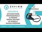 Video Agnelli AFFUMICATORE PISTOLA AFFUMICATRICE PROFESSIONALE A FREDDO SMOKE INFUSER BY AGNELLI - BRACIERE IN ALLUMINIO