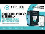 Isolotto Tecnologico Ondilo ICO V2 Essential+ Rilevatore Parametri Ph + Cloro + Bromo o Sale + Temperatura Acqua Piscina Tramite Bluetooth & WiFi - Intelligenza Artificiale - MY2026