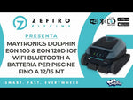 Dolphin Eon 100i Senza Fili Cordless - Bluetooth / Wi-Fi - APP Maytronics One - JetIQ - UltraRun – SmartMap - Robot Piscina a Batteria fino a 15 Mt – NOVITA’