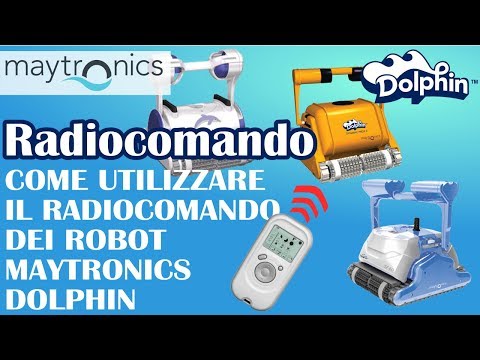 Video Radiocomando con Funzioni BASIC per Robot Piscina Maytronics Dolphin Cosmos30 / W20 / Swash TC / Explorer Plus / Sprite RC & XForce30