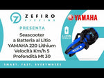 Video Acquascooter Seascooter Yamaha 220 Lithium Batteria al Litio - Propulsore Subacqueo - Km/h 5 - Profondità Mt 30 - Watt 220