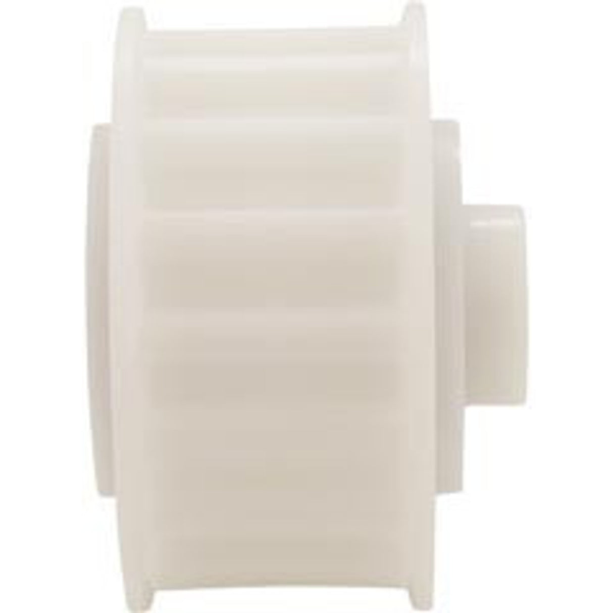 Puleggia di trazione bianca per cingolo, compatibile con robot piscina Maytronics Dolphin e altri modelli.