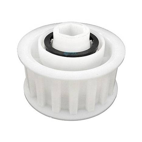 Puleggia di trazione bianca per cingolo robot piscina Maytronics, nuova versione post-2008.