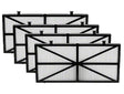 Quattro cartucce filtro a trama fine per robot piscina Maytronics Dolphin.