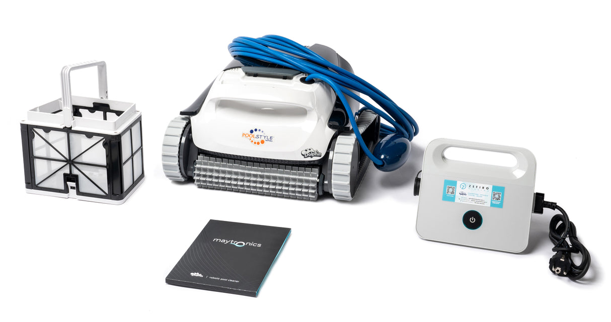 Robot piscina Dolphin PoolStyle AG Plus con cavo, filtro e centralina.