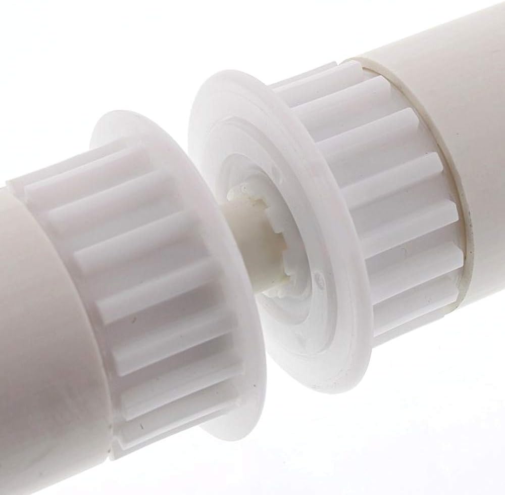 Rullo bianco con pulegge per spazzole corte, compatibile con robot piscina Maytronics Dolphin M 400-500.