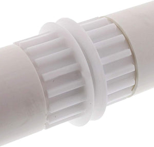 Rullo bianco con pulegge per spazzole corte, compatibile con vari modelli di robot piscina Maytronics.