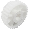 Ingranaggio bianco per trasmissione terza spazzola centrale, compatibile con vari modelli Dolphin.