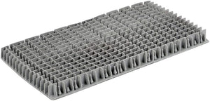 Spazzola posteriore grigia in PVC per robot piscina Maytronics Dolphin, modello compatibile specificato.