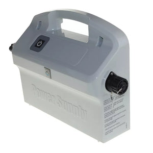 Trasformatore di alimentazione per robot piscina Maytronics Dolphin, colore grigio, con maniglia.