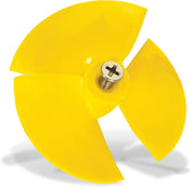Ventola elica gialla con vite per robot piscina Maytronics Dolphin, vari modelli compatibili.