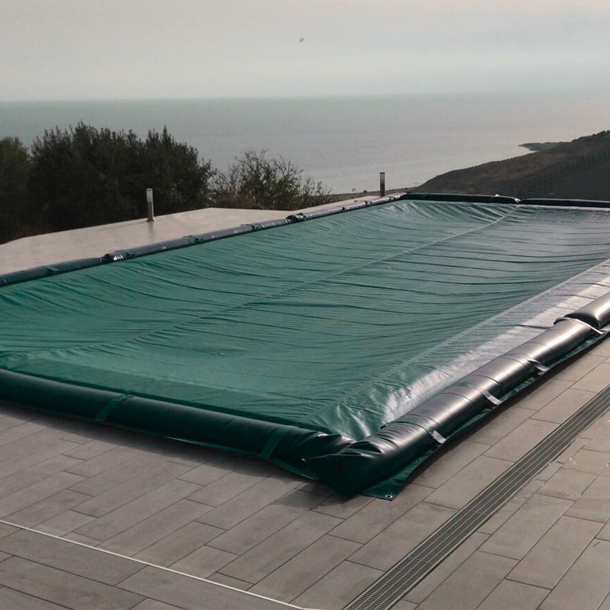 Copertura Universale Per Vasca Idromassaggio E Piscina Fuori Terra - Tessuto Oxford Impermeabile Con Corde Regolabili - Include Borsa