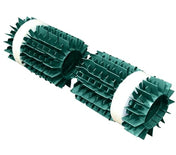 2 Spazzole PVC Corte Combinate Verdi con Anelli Wonder per Robot Piscina Maytronics Dolphin 