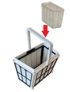 Prefiltro Cestello Filtrantre Sgrossatore Interno Gradazione Grande 100 Micron da Inserire al Cestello Filtrante per Robot Piscina Maytronics Dolphin SL300i / Super3000 / Run30 / SX30 - 40i / SM30 - 40i / Mr30 - 40i / E30 - E35 - E40i - E50i - E60i / Wolly / Busatta /1b - Z2c - Z3i / S300 - S300i / Zenit60 - 70 / Supreme M600 - M700 / Poolstyle30 - 35 - 40i - 50i & 60i 
